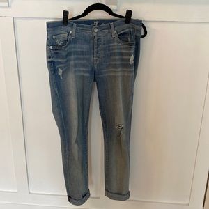 7 For All Mankind Josefina skinny boyfriend jeans